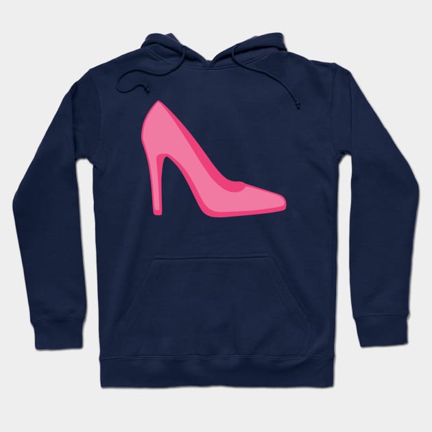 Pink High Heel Shoe Hoodie by KayBee Gift Shop
